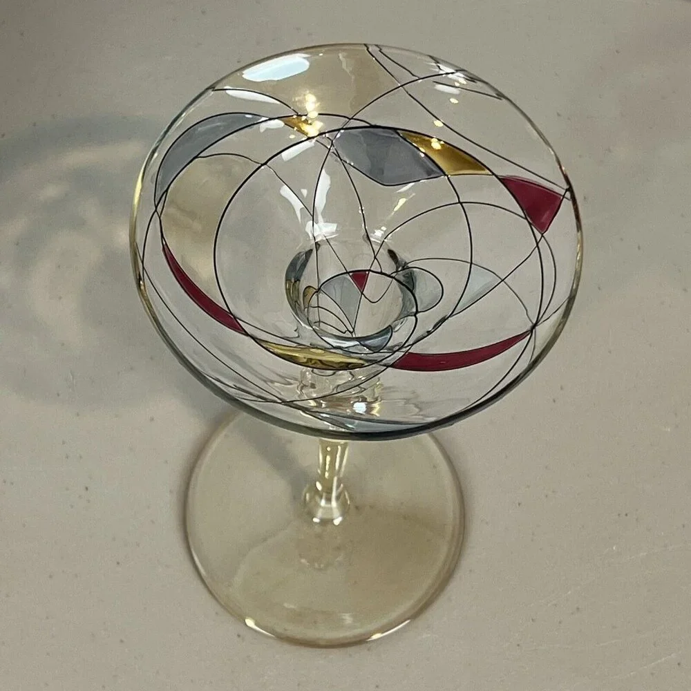 Partylite Mosaic Candle Holder Calypso Stained Glass Tapered 7" - Picture 2 of 16
